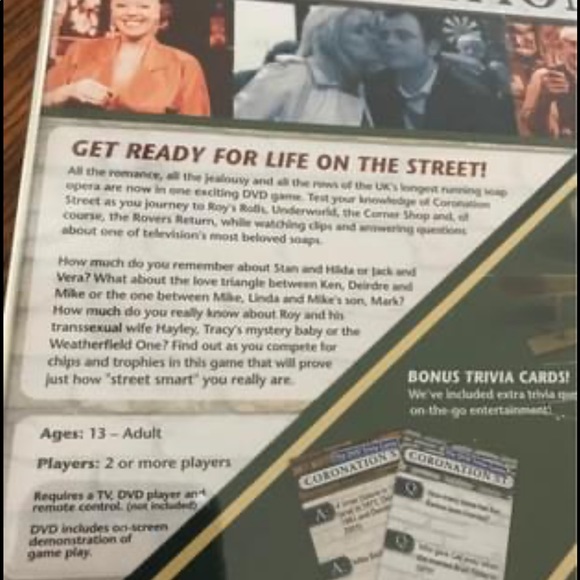 Coronation Street DVD Trivia Game - Picture 5 of 5